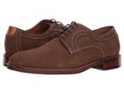 Johnston & Murphy Warner Casual Dress Plain Toe Oxford (brown Water-resistant Tumbled Nubuck) Men's Plain Toe Shoes