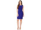Lauren Ralph Lauren 1t Matte Jersey Laila Sleeveless Day Dress (cliffside Violet) Women's Dress