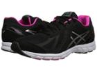 Asics Gel-frequencytm 3 (black/silver/pink) Women's Walking Shoes