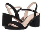 Cole Haan Josie Block Heel Sandal (black Suede) Women's Shoes