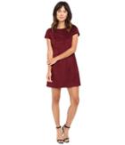 Jessica Simpson Faux Suede T-shirt Dress (winetasting) Women's Dress