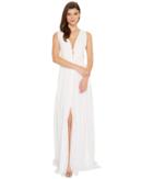 Nicole Miller Gladiator Gown (white) Women's Dress