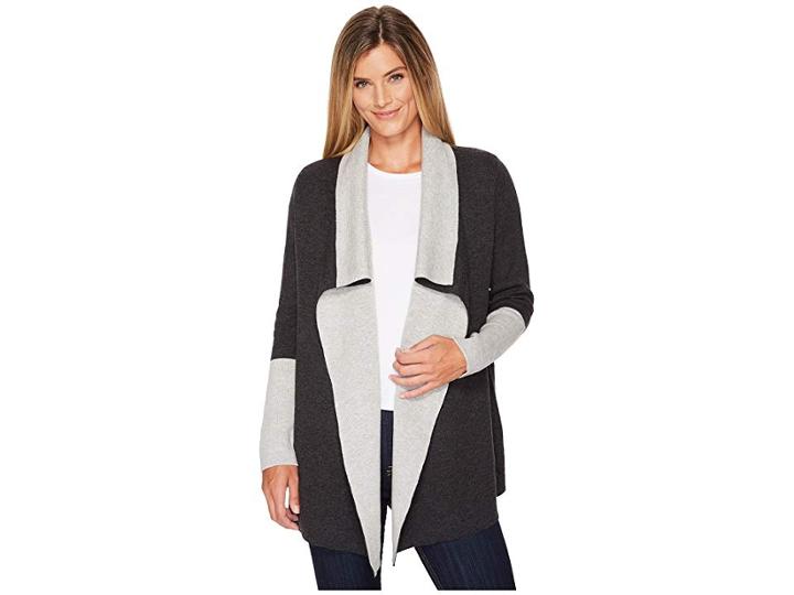 Royal Robbins All Season Merino Cardigan (charcoal) Women's Sweater