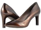 Rockport Total Motion Luxe Valerie Pump (bronze Pearl) Women's Shoes