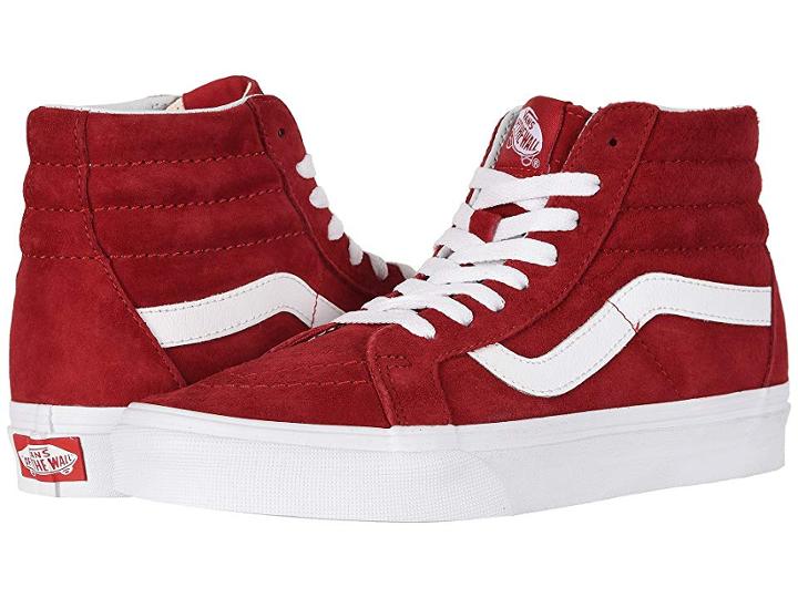 Vans Sk8-hi Reissue ((pig Suede) Scooter/true White) Skate Shoes
