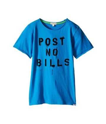 Appaman Kids Super Soft Post No Bills Graphic Tee (toddler/little Kids/big Kids) (methyl Blue) Boy's T Shirt