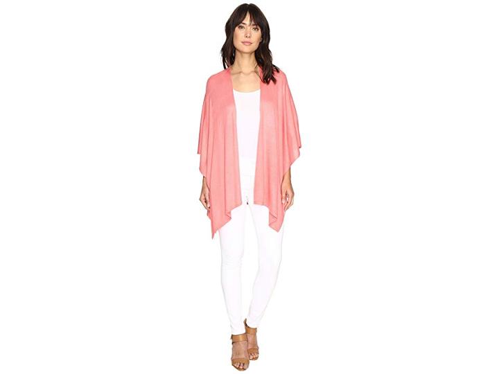 Echo Design Everyday Luxe Ruana (pink Guava) Women's Short Sleeve Pullover