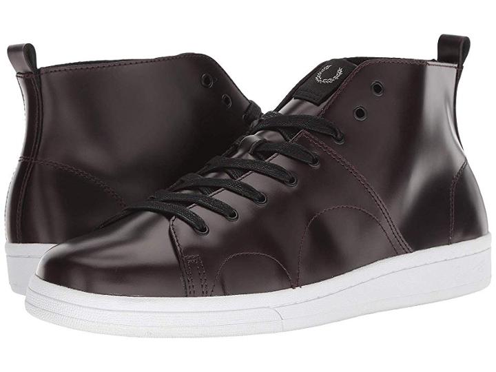 Fred Perry B721 X George Cox Monkey Boot Leather (oxblood) Men's Boots