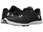Under Armour Ua Strive 7 Leather (black/black/white) Men's Cross Training Shoes