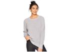 Michael Stars Cotton Knits Crew Neck Pullover (heather Grey) Women's Clothing