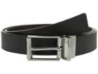 Steve Madden 32mm Saffiano Reversible Belt (black/brown) Men's Belts