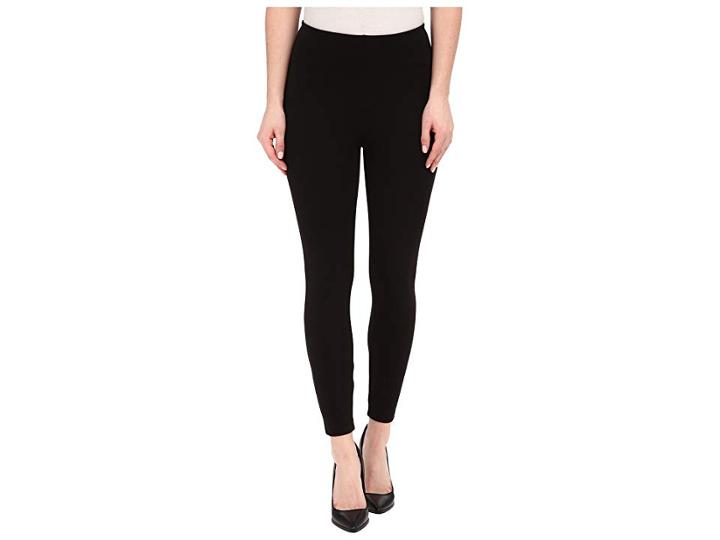 Lysse High Waist Back Zip Crop (black) Women's Casual Pants