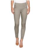 Tribal Super Stretch Moto Detail Pull-on 28 Ankle Pants (oak Moss) Women's Casual Pants
