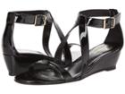 Delman Caryn (black Patent) Women's Sandals
