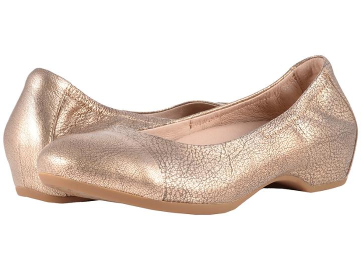 Dansko Lisanne (gold Nappa) Women's Flat Shoes