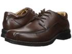 Dockers Trustee Moc Toe Oxford (dark Tan Leather) Men's Lace-up Bicycle Toe Shoes