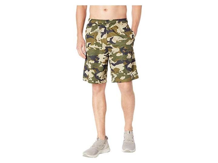 Nike Dry 2l Camo Shorts (black/neutral Olive/white) Men's Shorts