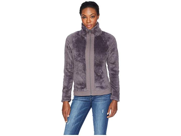 The North Face Furry Fleece Full Zip (rabbit Grey) Women's Fleece
