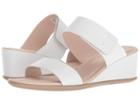 Ecco Shape 35 Wedge 2-strap (bright White Calf Leather) Women's Wedge Shoes