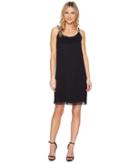Kensie Crinkle Chiffon Dress Ks5k9669 (black) Women's Dress