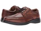 Dockers Barker Moc Toe Oxford (dark Tan Polished Full Grain) Men's Shoes