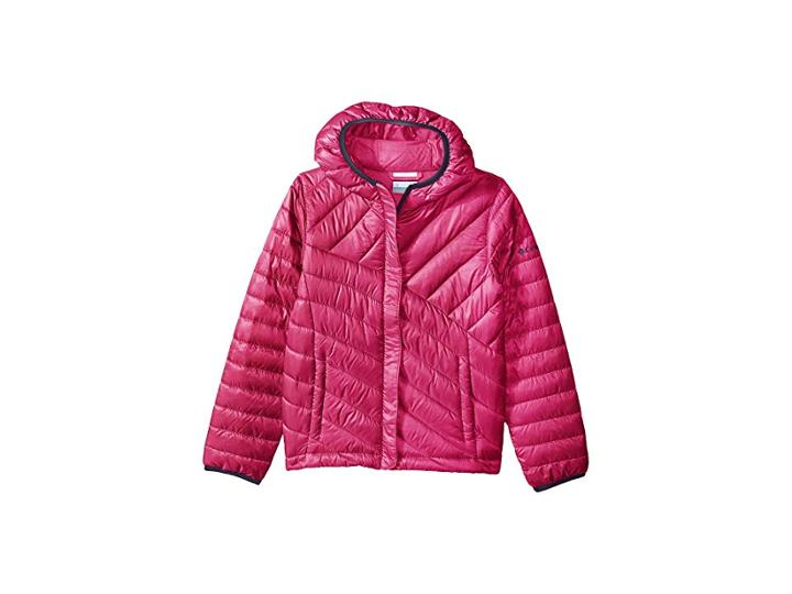 Columbia Kids Powder Litetm Puffer (little Kids/big Kids) (cactus Pink/nocturnal) Girl's Coat