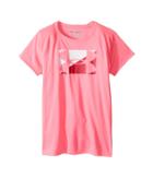 Under Armour Kids Big Logo Short Sleeve Tee (big Kids) (pink Punk/white) Girl's T Shirt