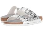 Birkenstock Arizona Stones (silver Birko-flortm) Women's  Shoes