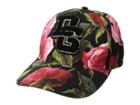Dolce & Gabbana Rose Print Baseball Cap (black Rose Print) Caps