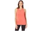 Nike Pro All Over Mesh Tank (ember Glow/black) Women's Sleeveless