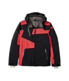 Spyder Kids Rival Jacket (big Kids) (black/red/polar) Boy's Jacket