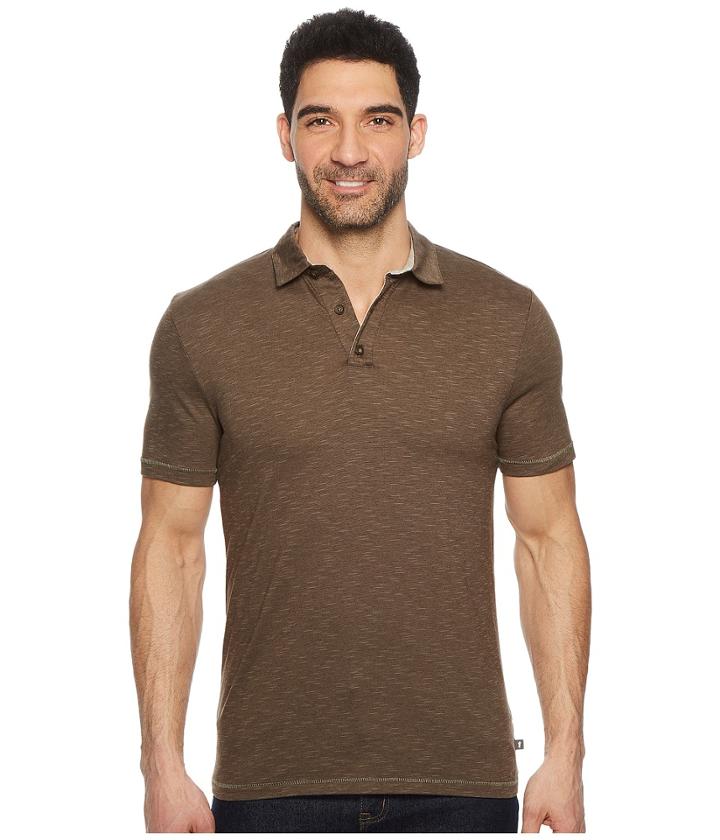 Toad&co Tempo Short Sleeve Slim Polo (jeep) Men's Short Sleeve Pullover