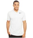 Nike Golf Mobility Control Stripe Polo (white/black) Men's Short Sleeve Pullover