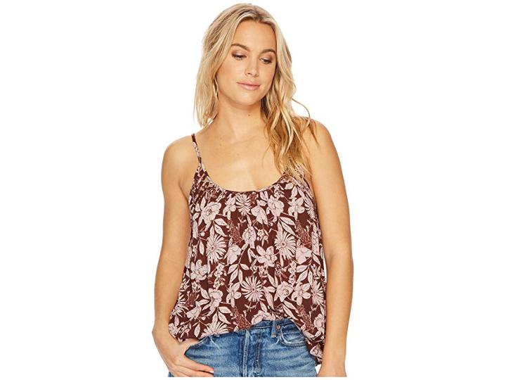 O'neill Autumn Tank Top (deep Mahogany) Women's Sleeveless
