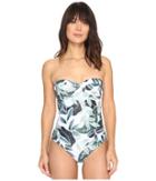 Mara Hoffman Sea Tree Bustier One-piece (sage) Women's Swimsuits One Piece