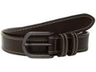Torino Leather Co. 35 Mm Leather Slab Construction (brown) Men's Belts