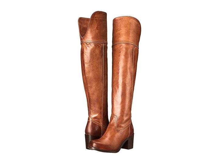 Frye Kendall Otk (cognac Smooth Full Grain) Cowboy Boots