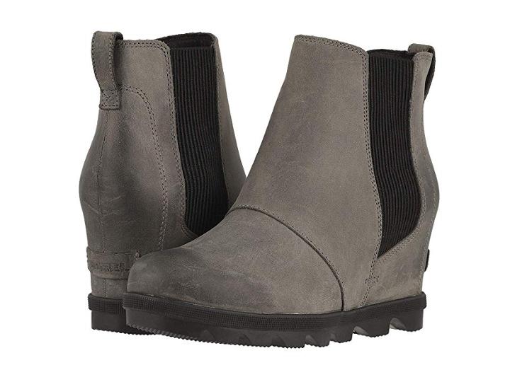 Sorel Joan Of Arctictm Wedge Ii Chelsea (quarry) Women's Lace-up Boots