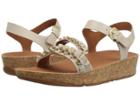 Fitflop Ruffle Back-strap Sandals (cream) Women's Sandals