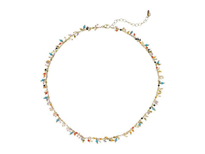 Chan Luu Multicolored Crystal Short Necklace (multi) Necklace