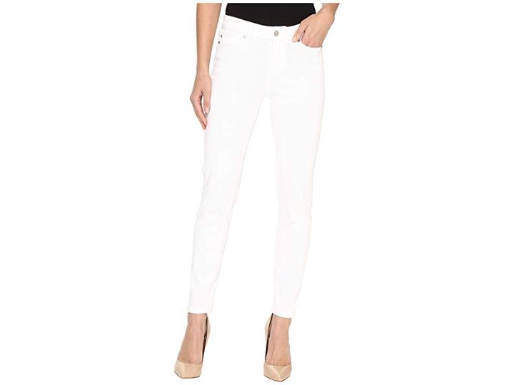 Liverpool Penny Ankle Skinny On Super Soft Stretch Denim In Bright White (bright White) Women's Jeans