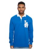 Levi's(r) Mens La Dodgers Lsc Rugby Solid Shirt (blue) Men's Clothing