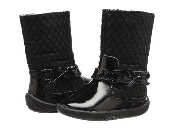 Pediped Naomi Boot Grip 'n' Go (infant/toddler) (black) Girls Shoes