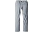 Hudson Kids Blake Slim Leg Roll Cuff Sateen Pants In Powder (big Kids) (powder) Boy's Casual Pants