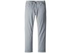 Hudson Kids Blake Slim Leg Roll Cuff Sateen Pants In Powder (big Kids) (powder) Boy's Casual Pants