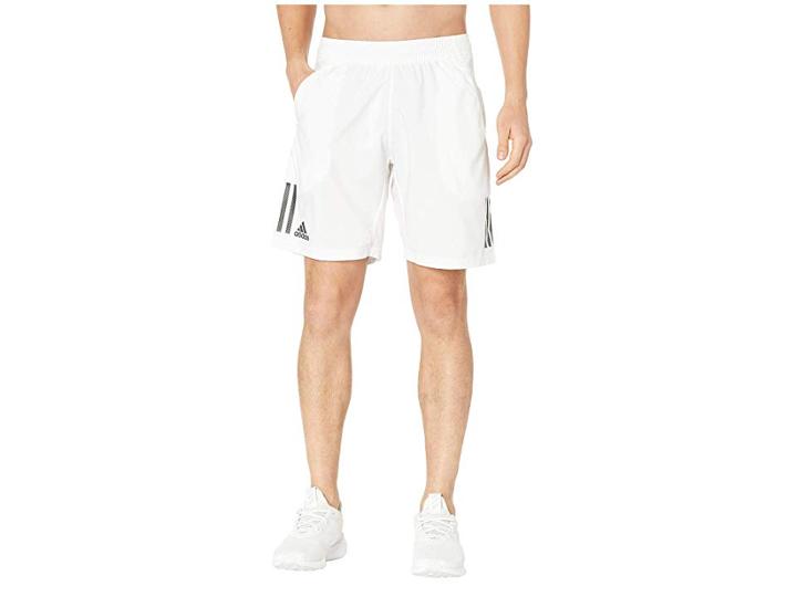 Adidas Club 3-stripes Shorts 9 (white/black) Men's Shorts