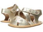 Baby Deer Soft Sole Sandal With Cut Outs (infant) (champagne) Girls Shoes