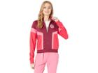 Juicy Couture Tricot Color Block Logo Track Jacket (claret) Women's Clothing