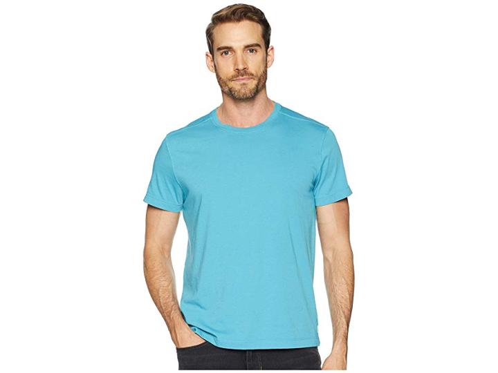 Agave Denim Agave Supima Crew Neck Short Sleeve Tee (blue Moon) Men's T Shirt