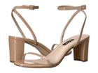 Nine West Provein Block Heel Sandal (light Natural Synthetic) Women's Shoes